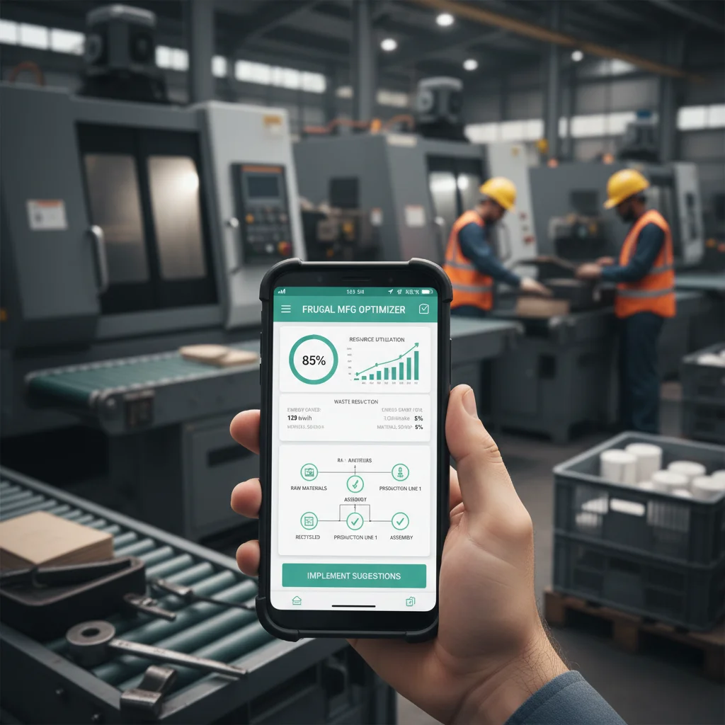 Application mobile de suivi des ressources pour l'optimisation frugale en entreprise.