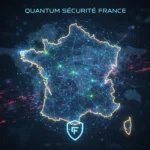 Cybersécurité Quantique France : 3 Prédictions Majeures pour 5 Ans Illustration futuriste de l'informatique quantique et son impact sur la cybersécurité française.