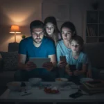 Dépendance Écrans Jeunes France 2026 : Stratégies Parentales & Éducatives Famille préoccupée par l'usage des écrans chez les jeunes