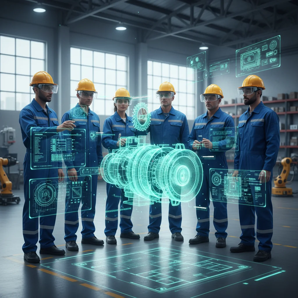 Formation industrielle immersive avec la réalité augmentée pour des opérateurs d'usine