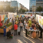 Innovation Sociale France 2026 : Projets qui Transforment Groupe diversifié collaborant sur un projet d'innovation sociale en France, symbolisant l'unité et le progrès.