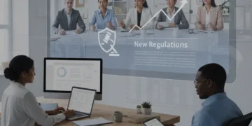 Professionnels en télétravail s'adaptant aux nouvelles réglementations 2026 en France
