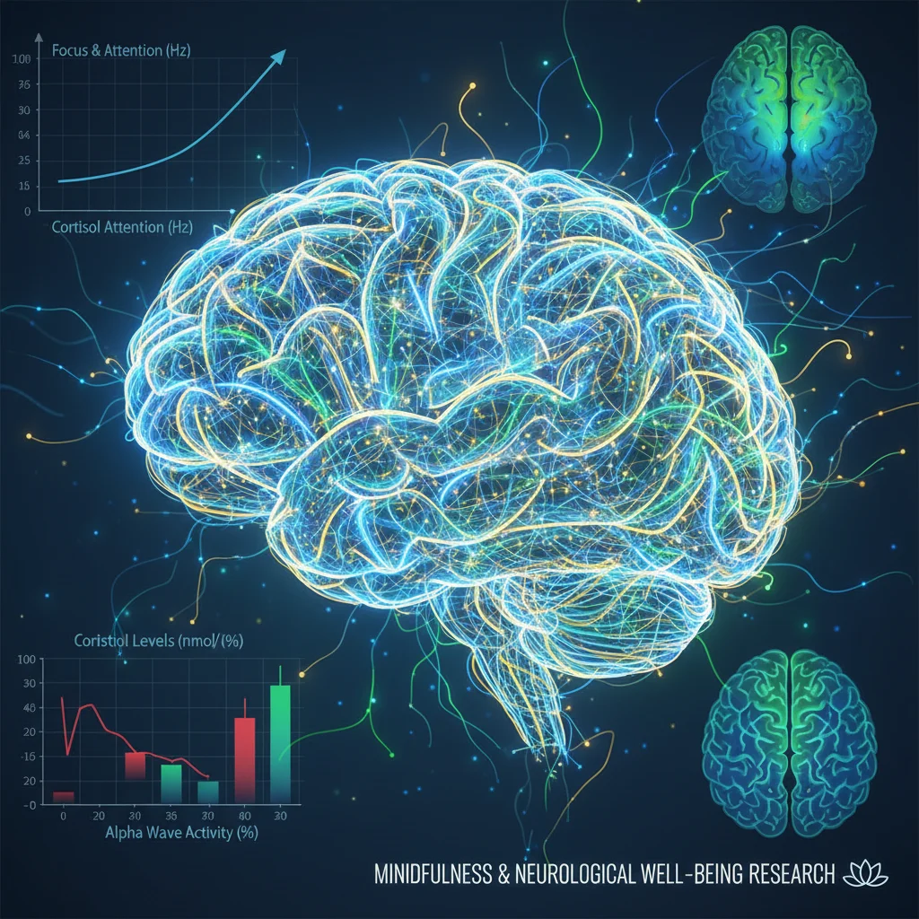 Visualisation de l'activité cérébrale améliorée par la pleine conscience